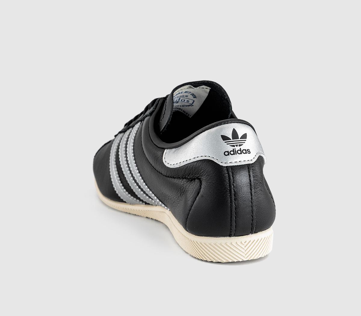 adidasParis TrainersCore Black Silver Metallic Cream White