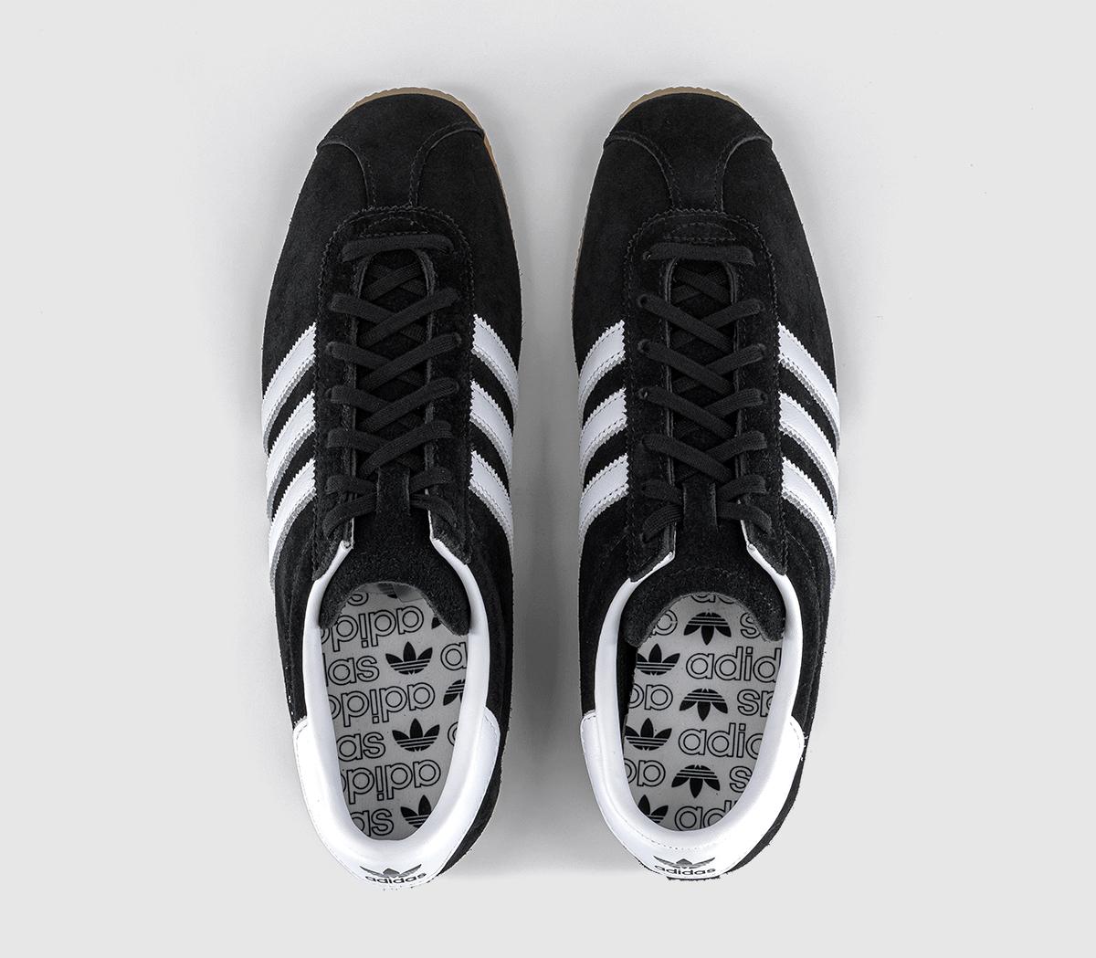 adidasParis TrainersCore Black White Gum
