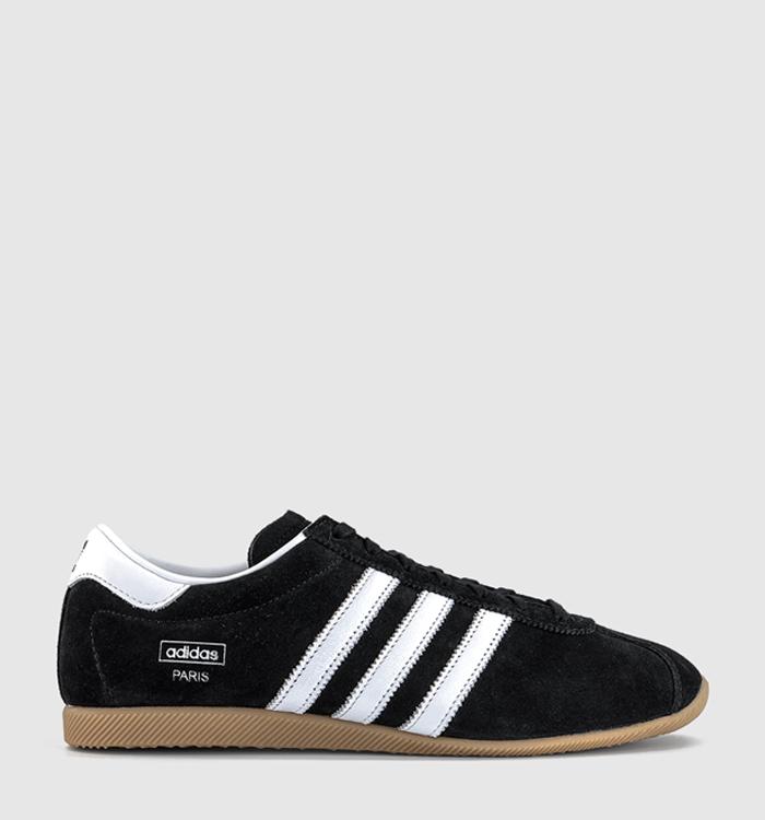adidas Paris Trainers Core Black White Gum