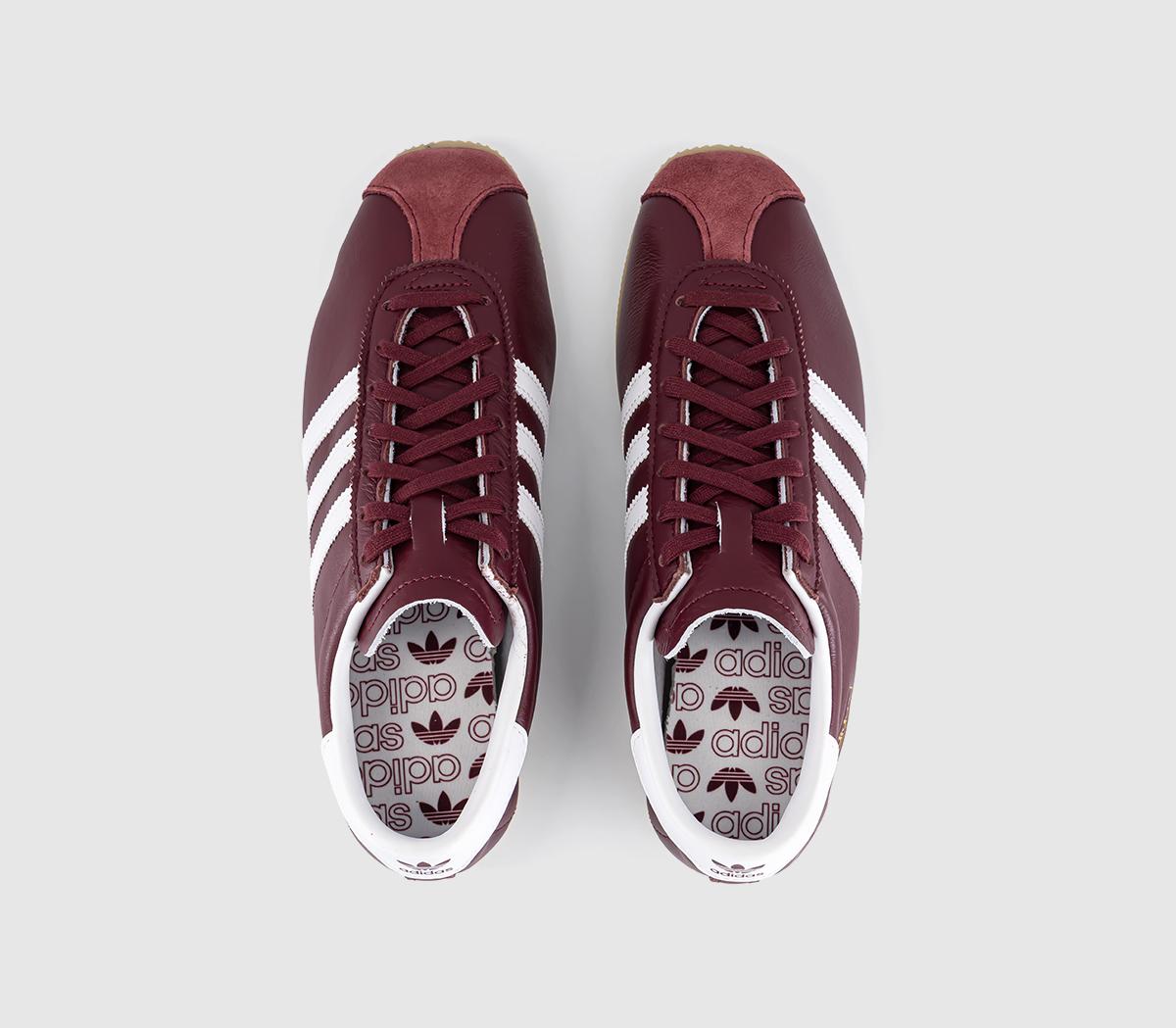 adidasParis TrainersShadow Red White Gum
