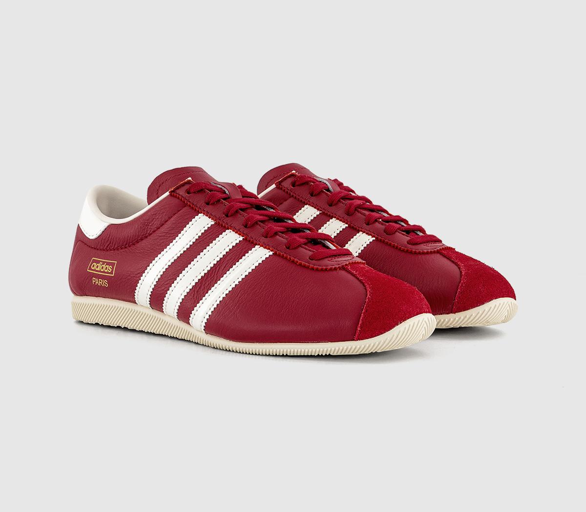 adidasParis TrainersTeam Victory Red Off White Cream White