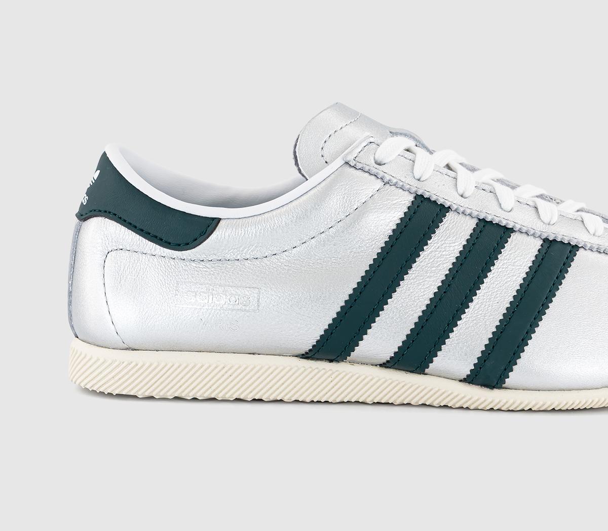 adidasParis TrainersSilver Metallic Aurora Ivy Cream White