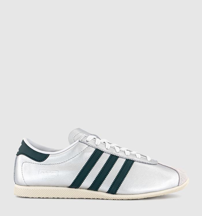 adidas Paris Trainers Silver Metallic Aurora Ivy Cream White
