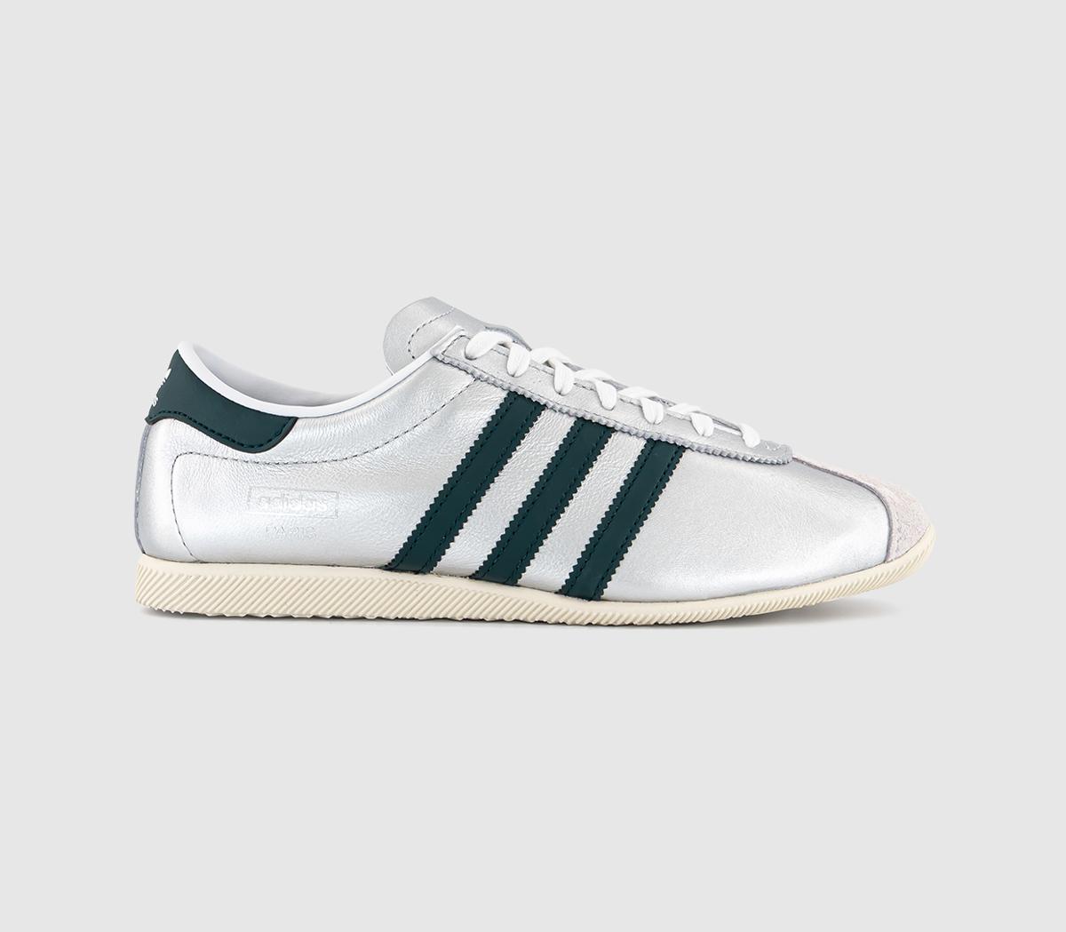 adidasParis TrainersSilver Metallic Aurora Ivy Cream White