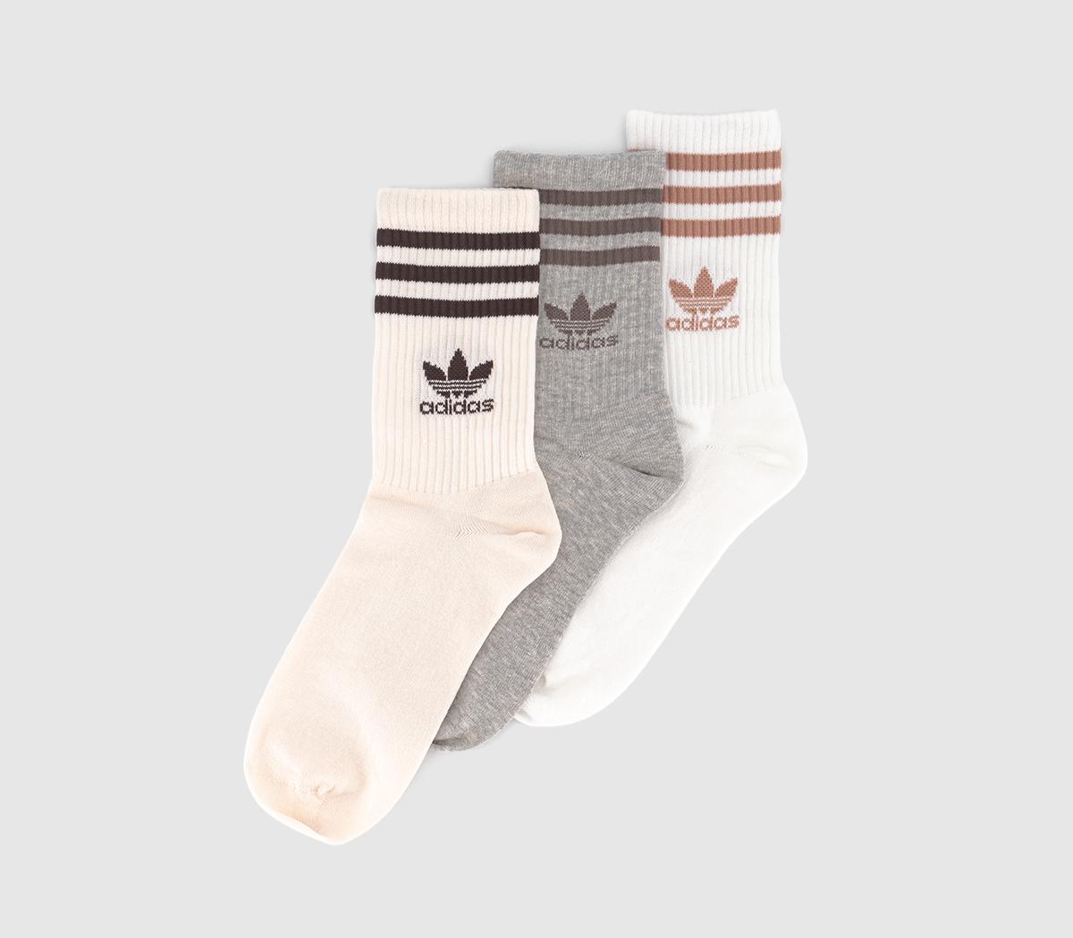 Adidas mens mid crew hot sale socks