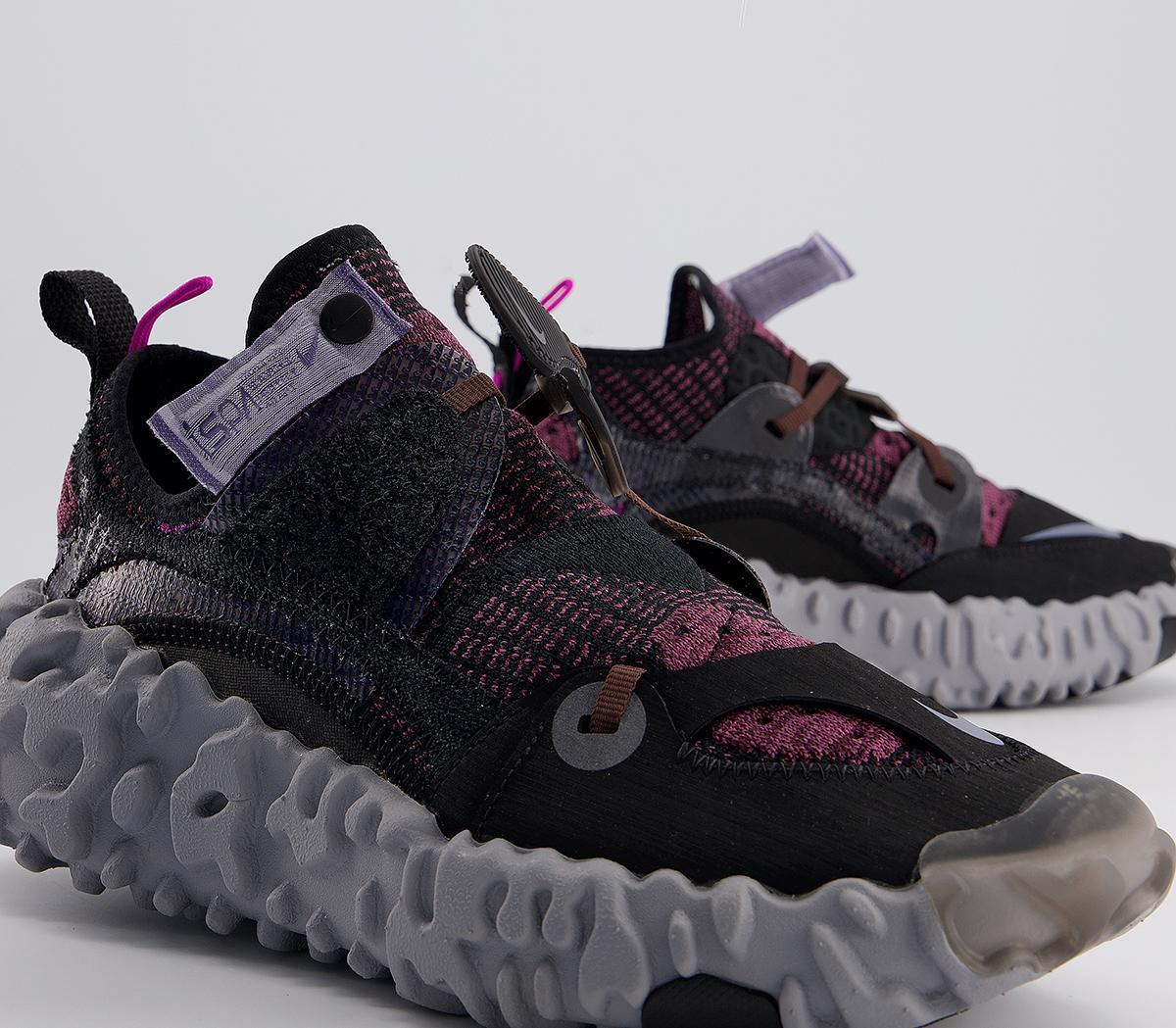 Nike Nike Overreact Flyknit Ispa Black Diffused Blue Shadowberry - Main Image