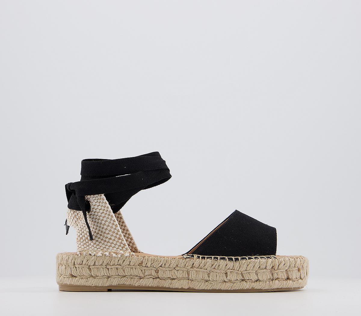 Office on sale black espadrilles