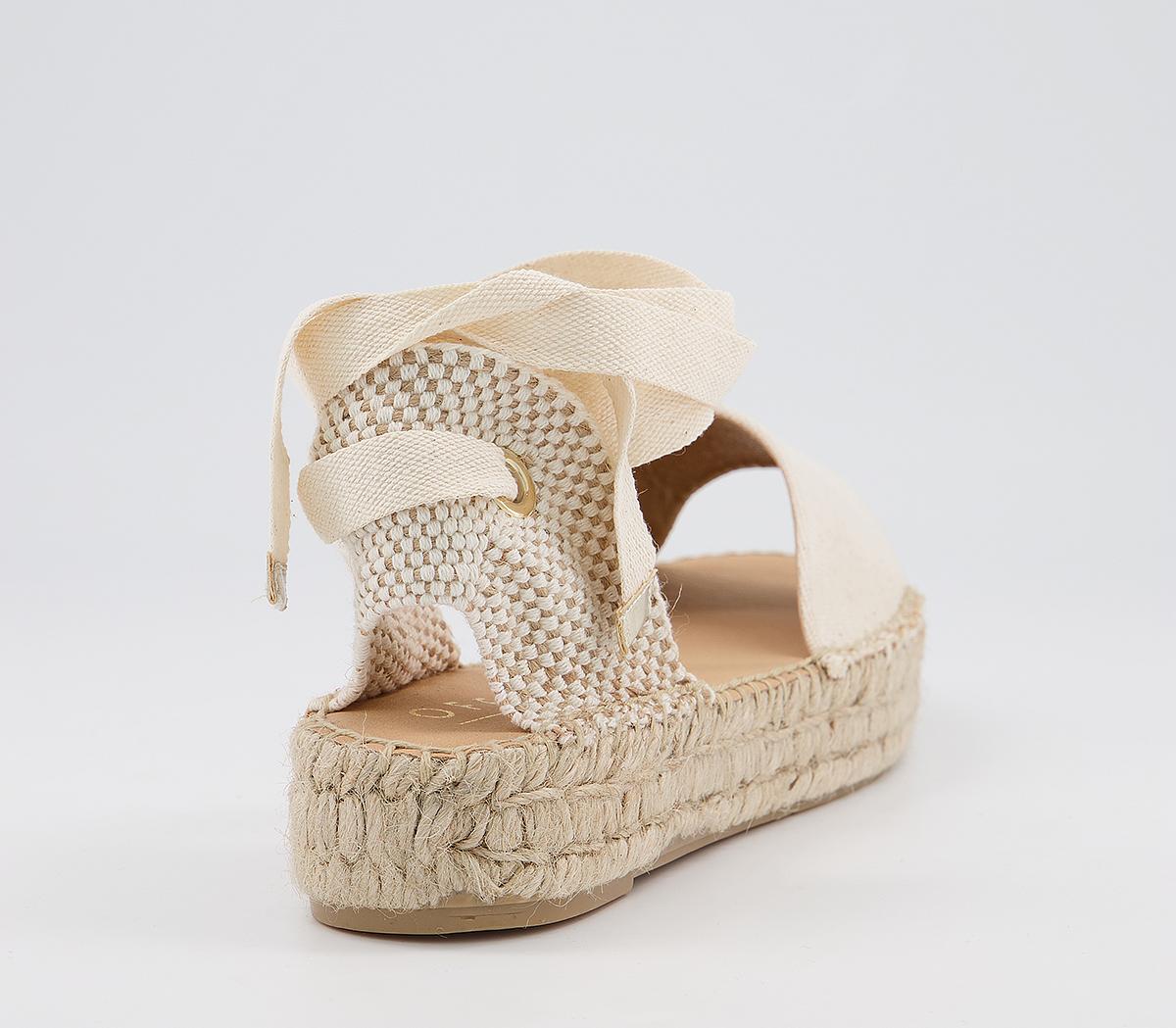 OFFICESyrup Canvas EspadrillesCream Canvas