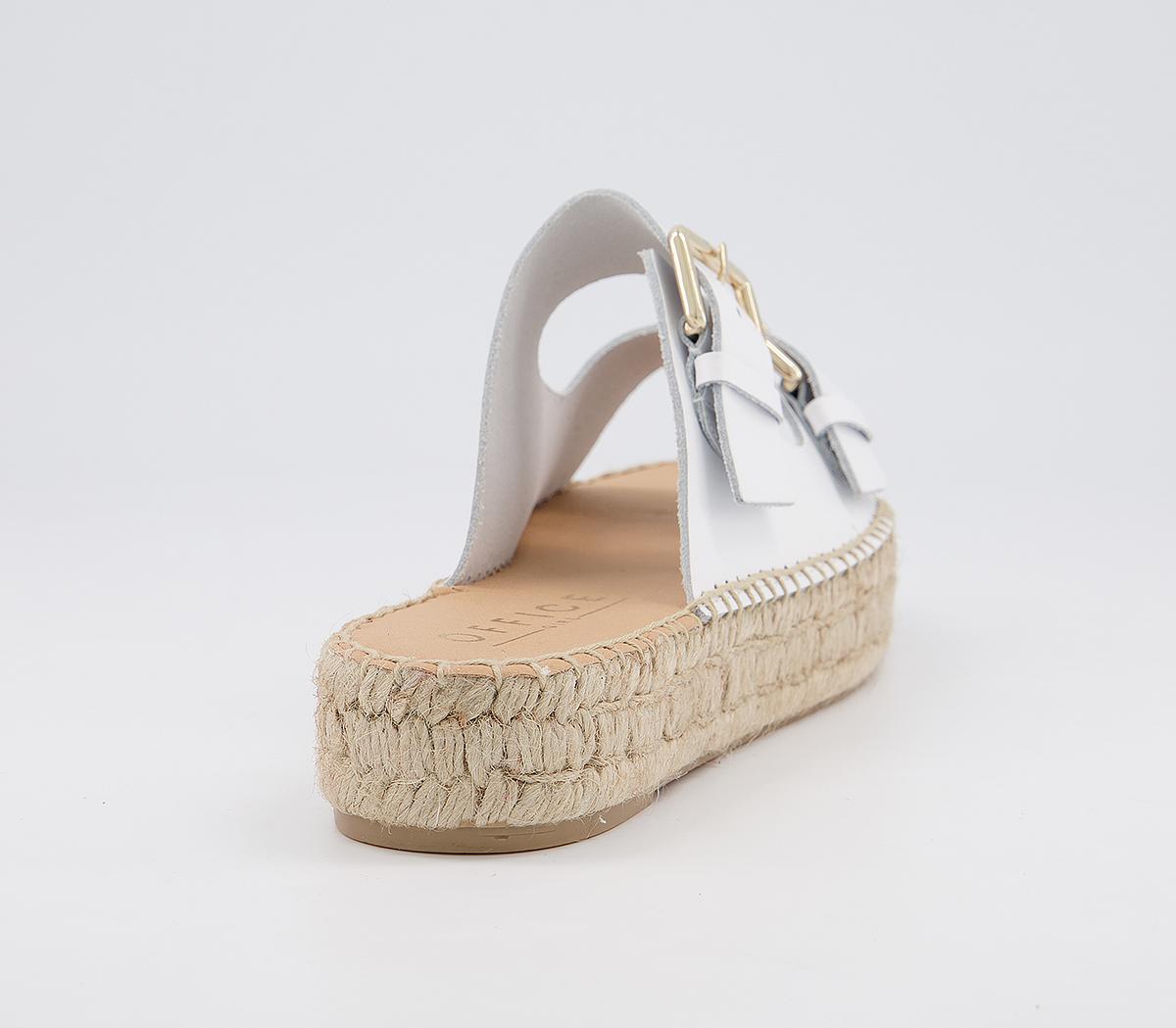OFFICESea Breeze - Mule EspadrilleWhite Leather