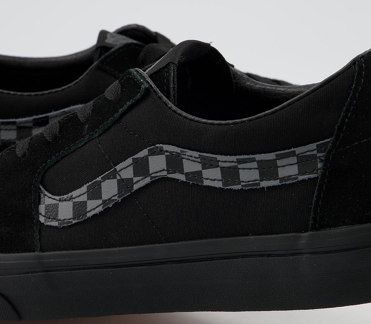 国内配送 VANS SK8-LOW BLACK /CHECKERBOARD Vans Sk8-Low 