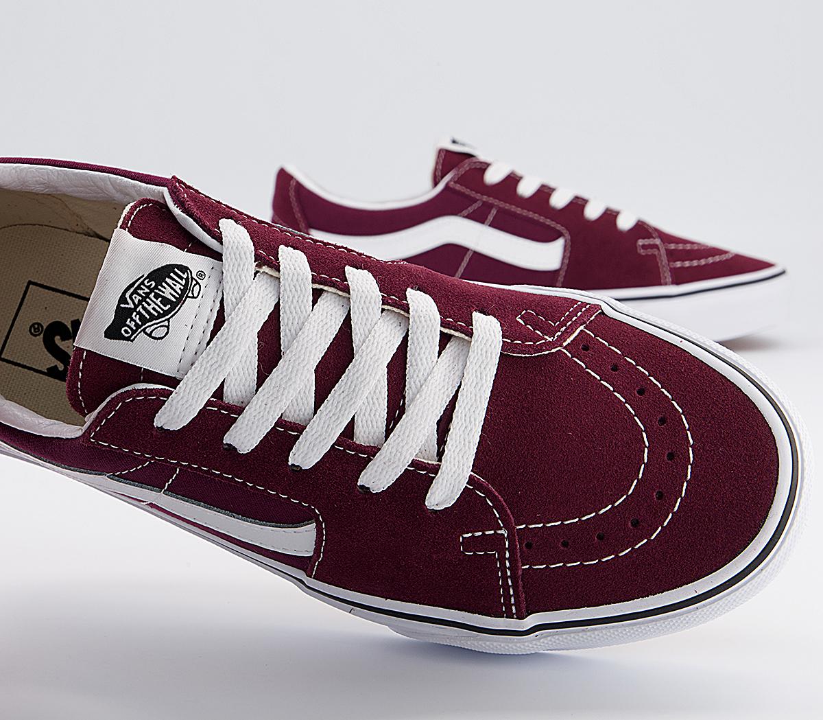 Vans Sk8 Low Trainers Vans Sk8 Low Trainers Port Royale True White