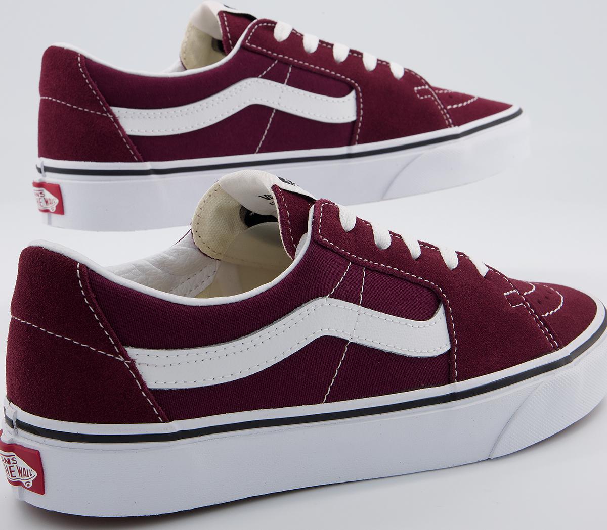 Vans Sk8 Low Trainers Port Royale True White - Unisex Sports