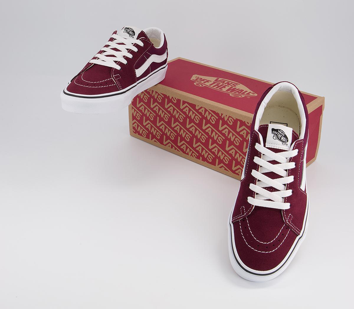 Vans Sk8 Low Trainers Vans Sk8 Low Trainers Port Royale True White