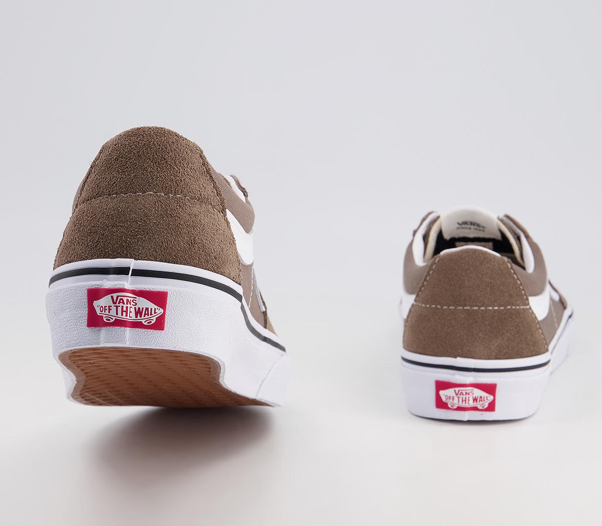 Vans Sk8 Low Trainers Vans Sk8 Low Trainers Walnut True White