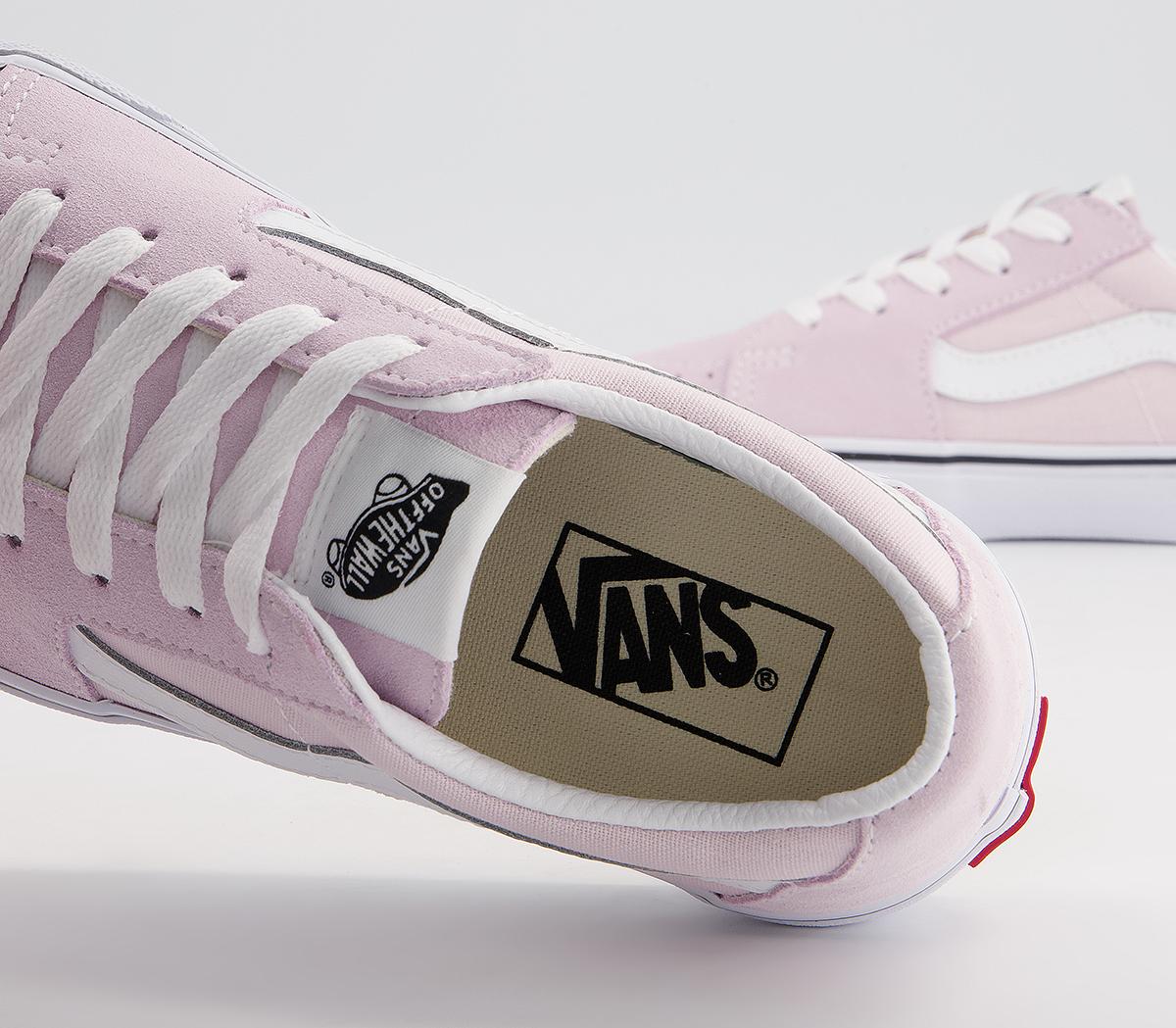 Vans Sk8 Low Trainers Vans Sk8 Low Trainers Orchid Ice True White