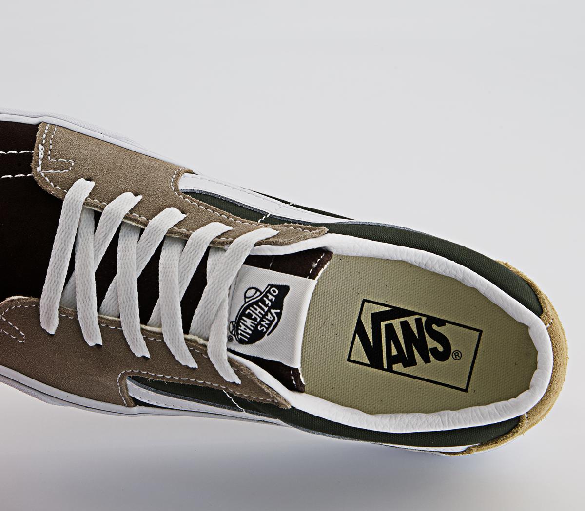 Vans Sk8 Low Trainers Vans Sk8 Low Trainers Demitasse White
