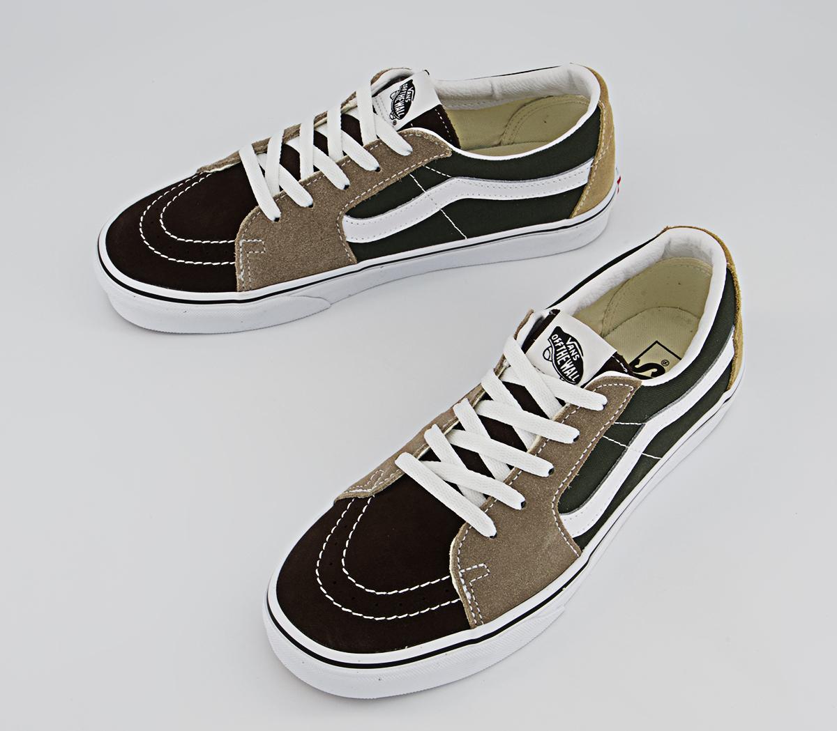 Vans Sk8 Low Trainers Vans Sk8 Low Trainers Demitasse White