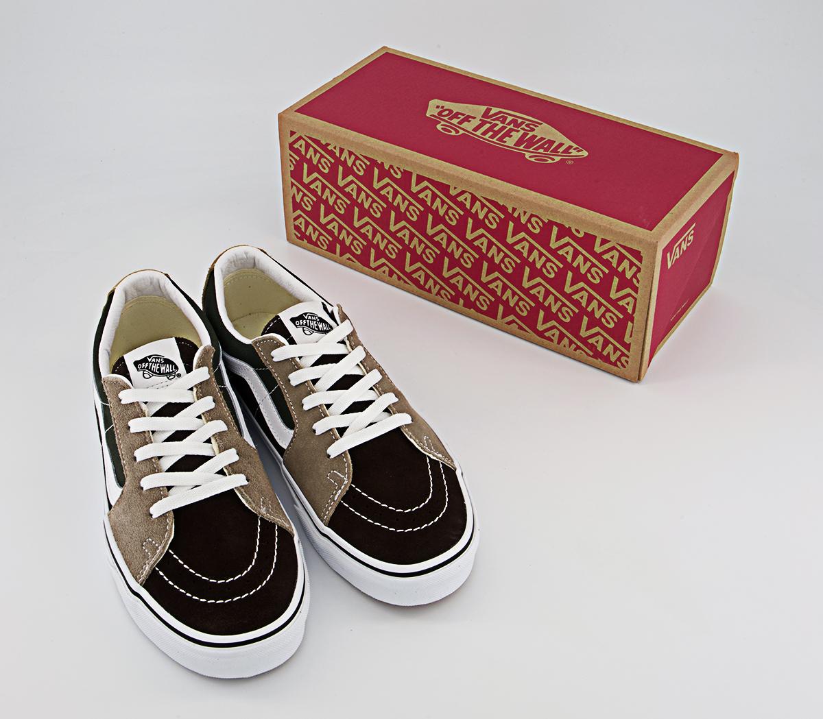 Vans Sk8 Low Trainers Vans Sk8 Low Trainers Demitasse White