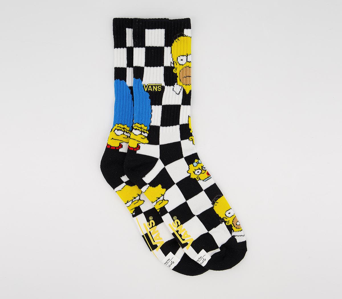 simpsons socks vans