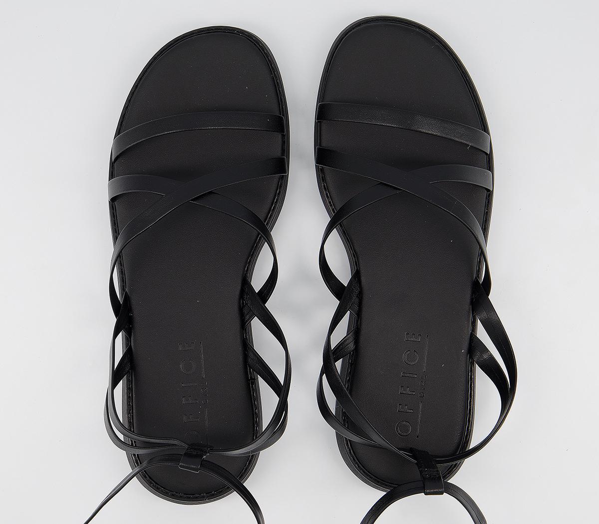 OFFICE Slim Strappy Sandals Black Women’s Sandals