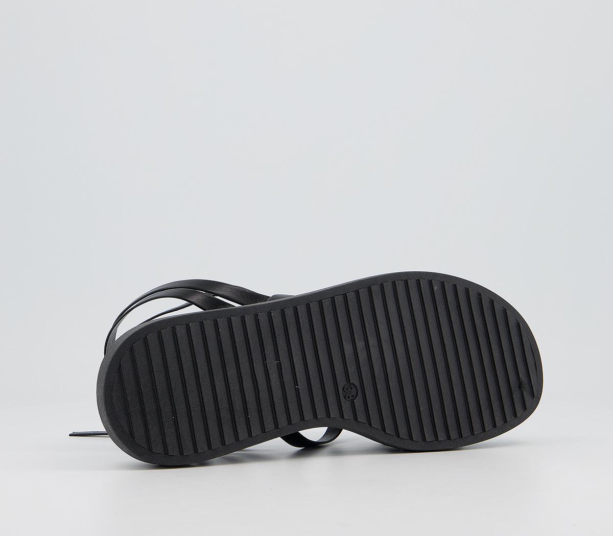 OFFICESlim Strappy SandalsBlack