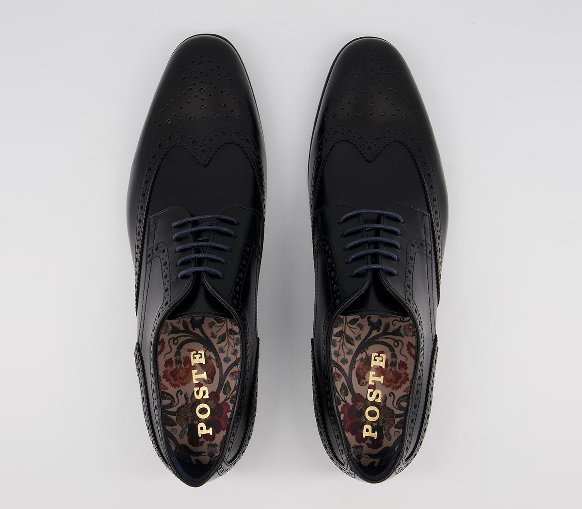 Poste Paynter Brogues Poste Paynter Brogues Black Leather