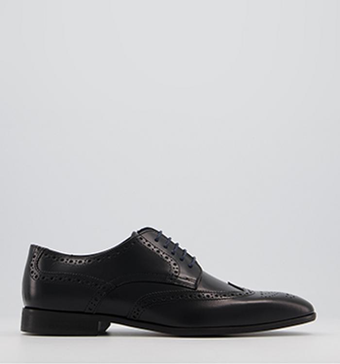 Poste Paynter Brogues Black Leather