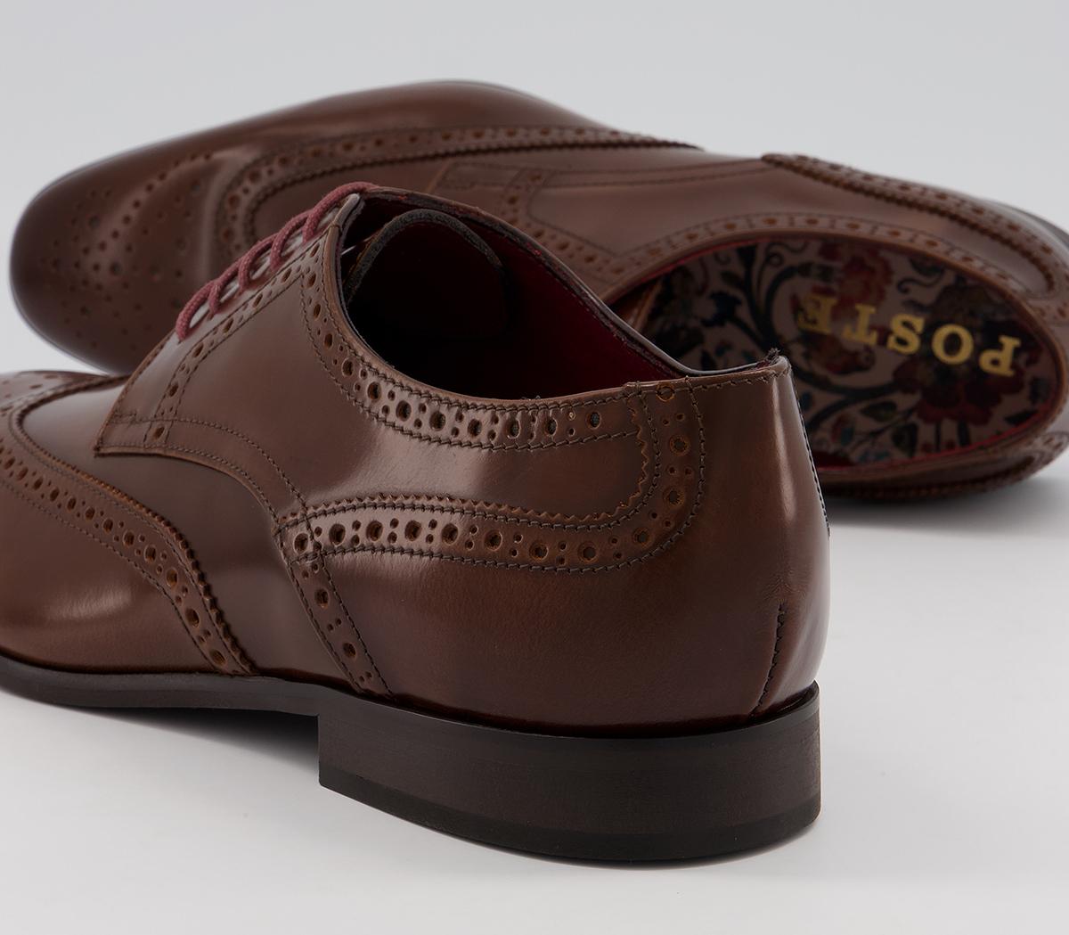 Poste Paynter Brogues Poste Paynter Brogues Tan Leather