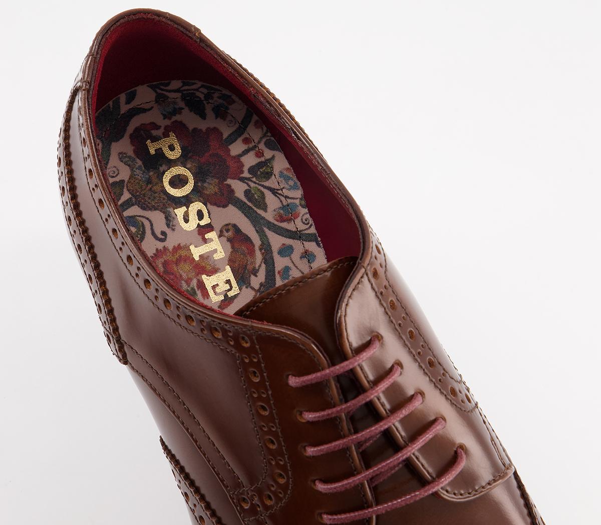 Poste Paynter Brogues Poste Paynter Brogues Tan Leather