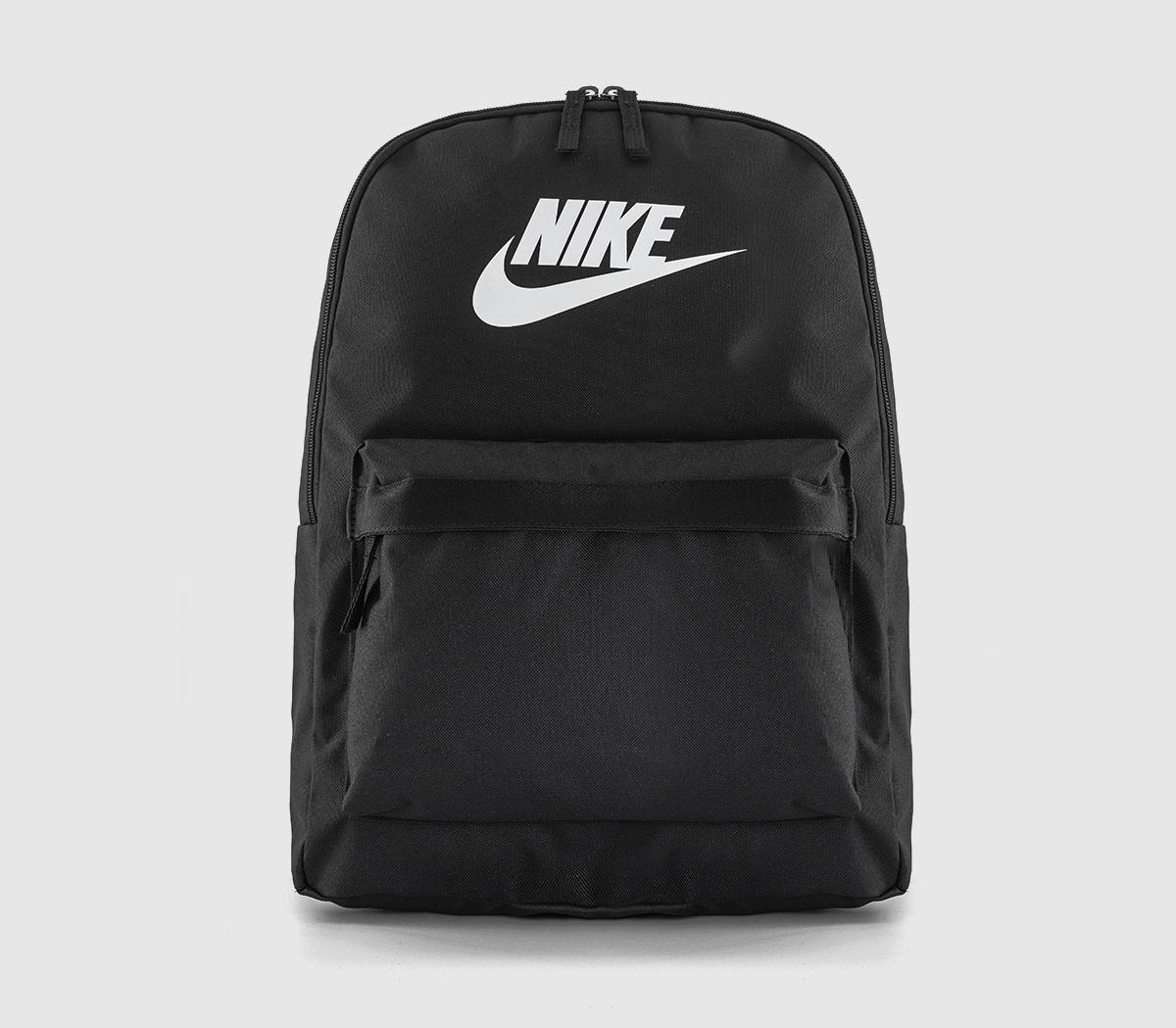 NikeHeritage BackpackBlack White