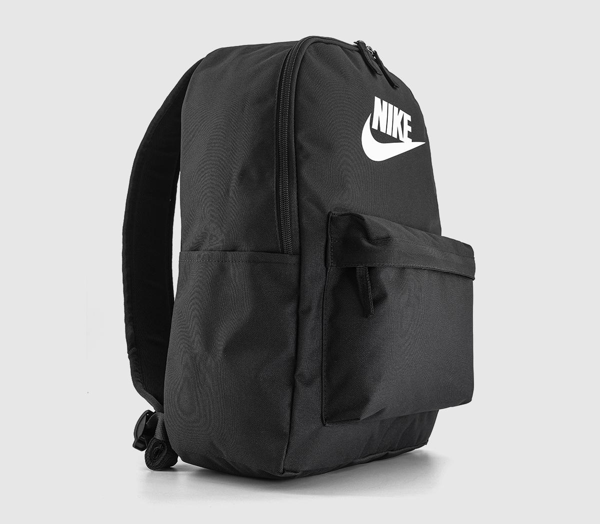 NikeHeritage BackpackBlack White