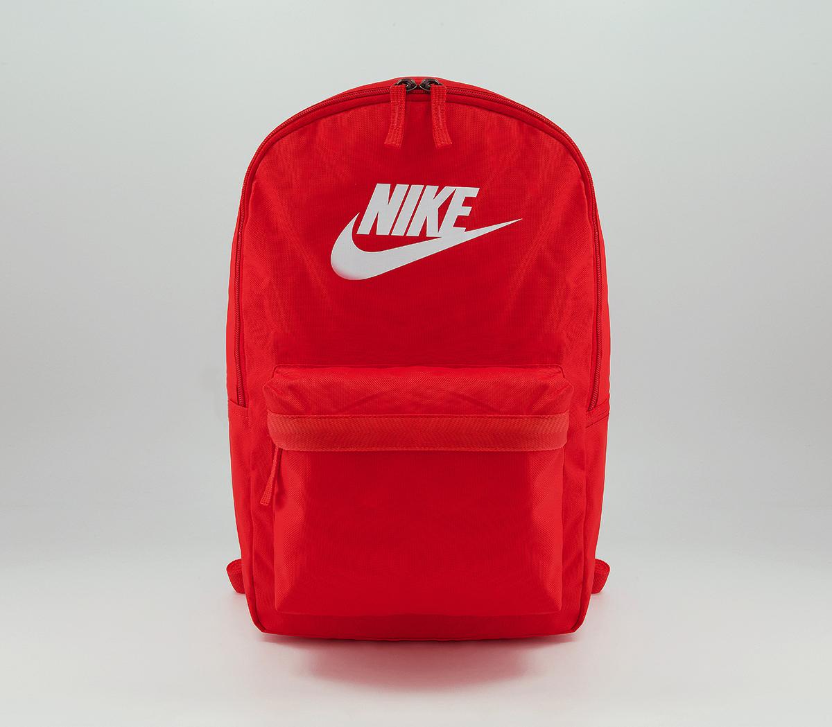 Nike duffle bag vintage 90s red & black zipper & straps 19x8x9 Swoosh | eBay