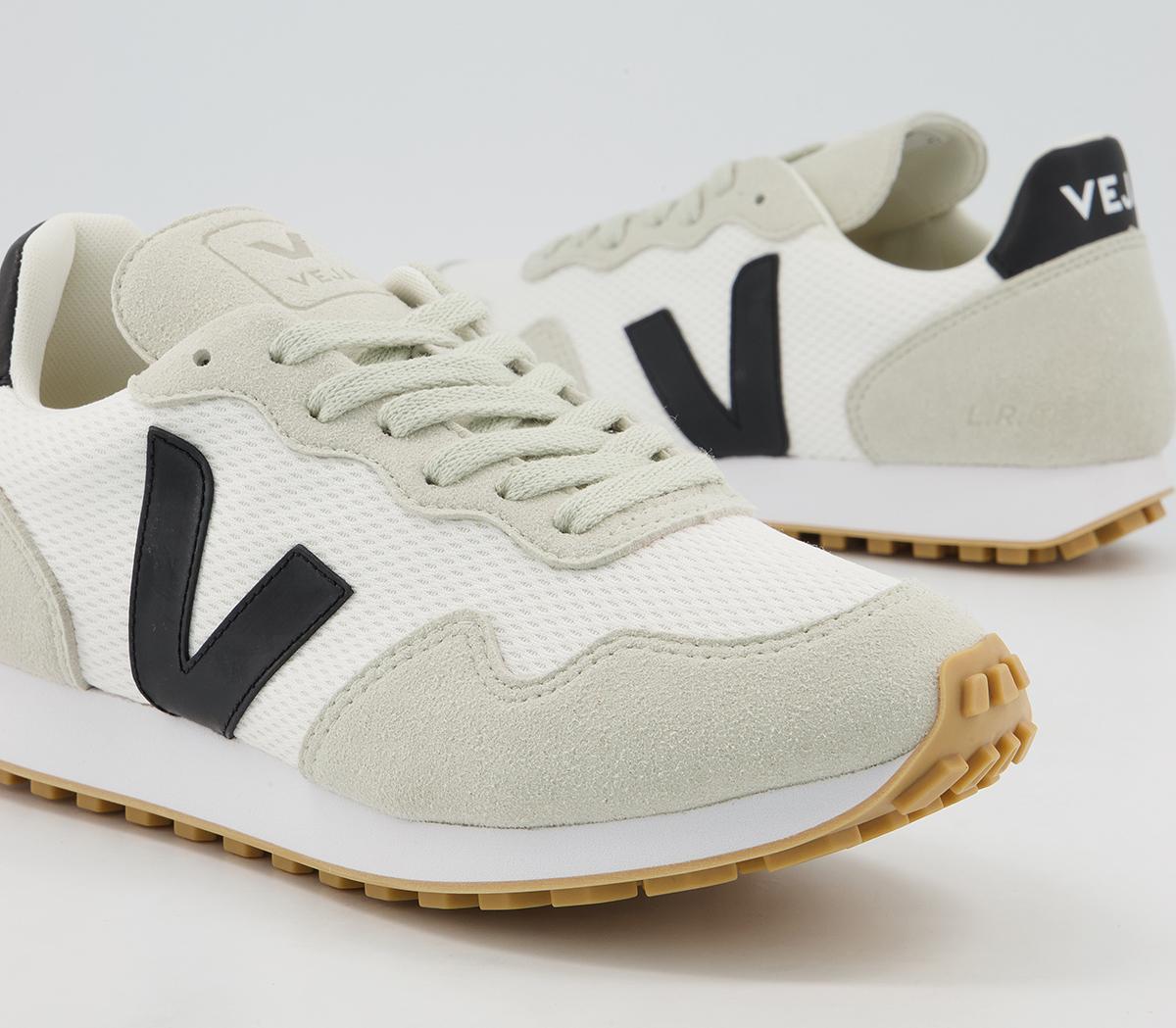 VEJASdu B Mesh TrainersWhite Black Natural F