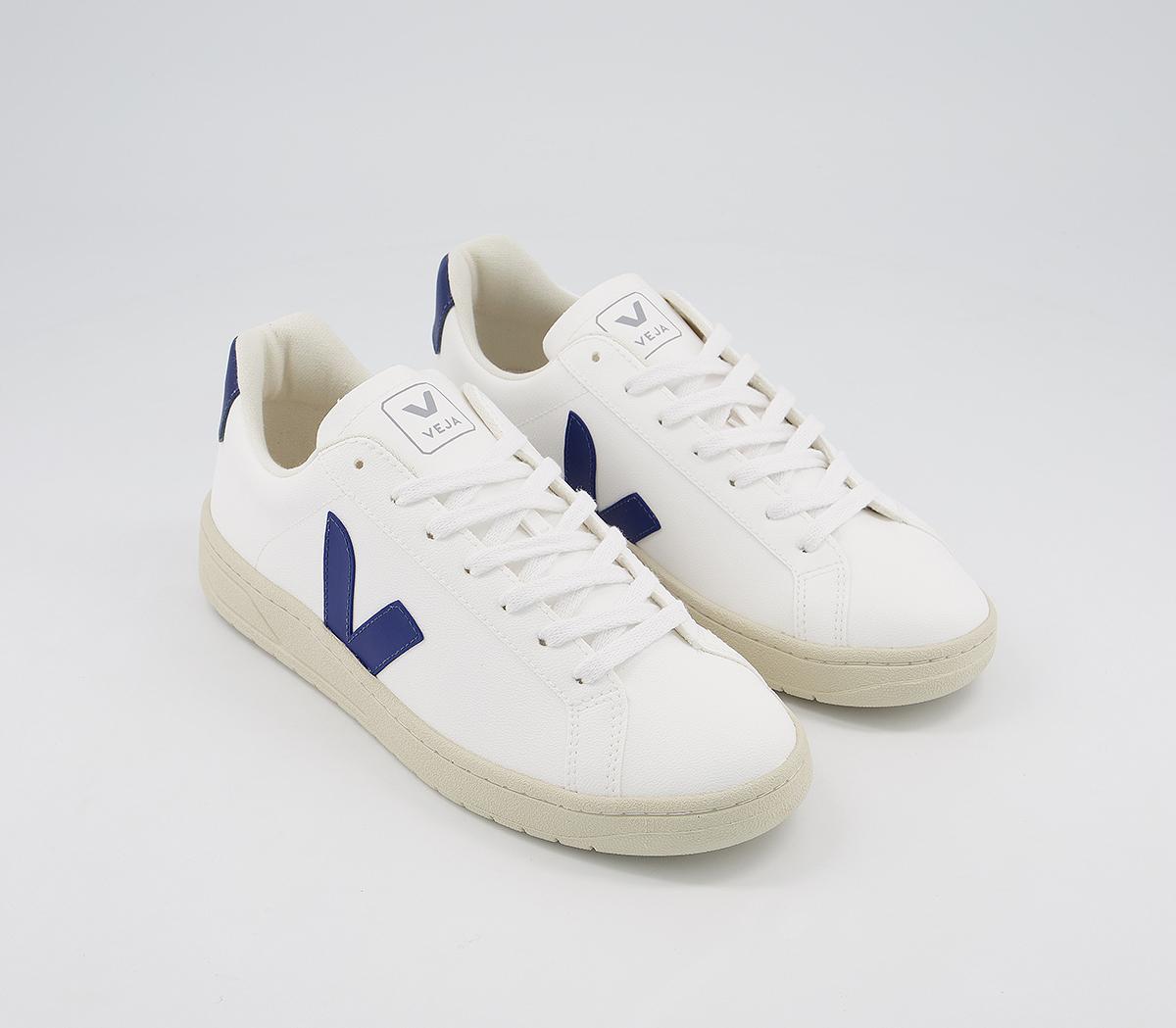 VEJA Urca Trainers White Cobalt F Vegan - Women’s Vegan Trainers