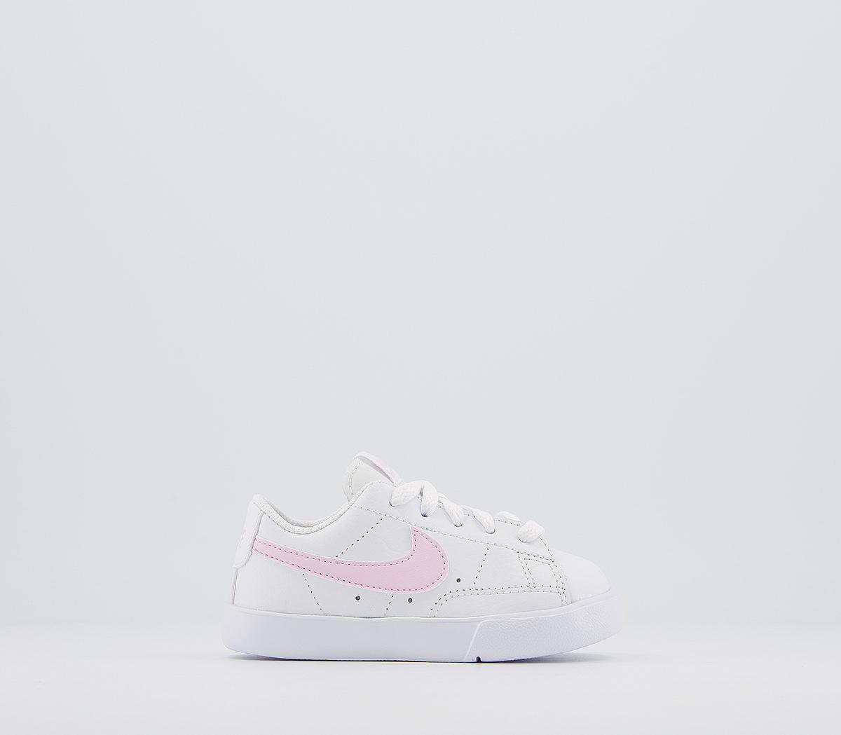 NikeBlazer Low Infant TrainersWhite Pink Foam