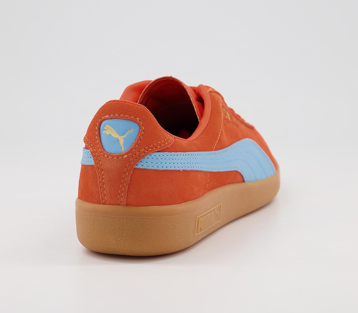 Puma Bluebird Trainers Puma Bluebird Trainers Amsterdam Vibrant Orange Ethereal Blue