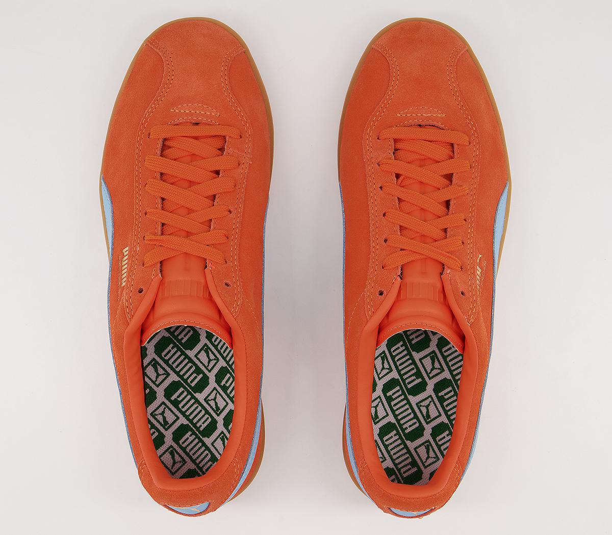 Puma Bluebird Trainers Puma Bluebird Trainers Amsterdam Vibrant Orange Ethereal Blue