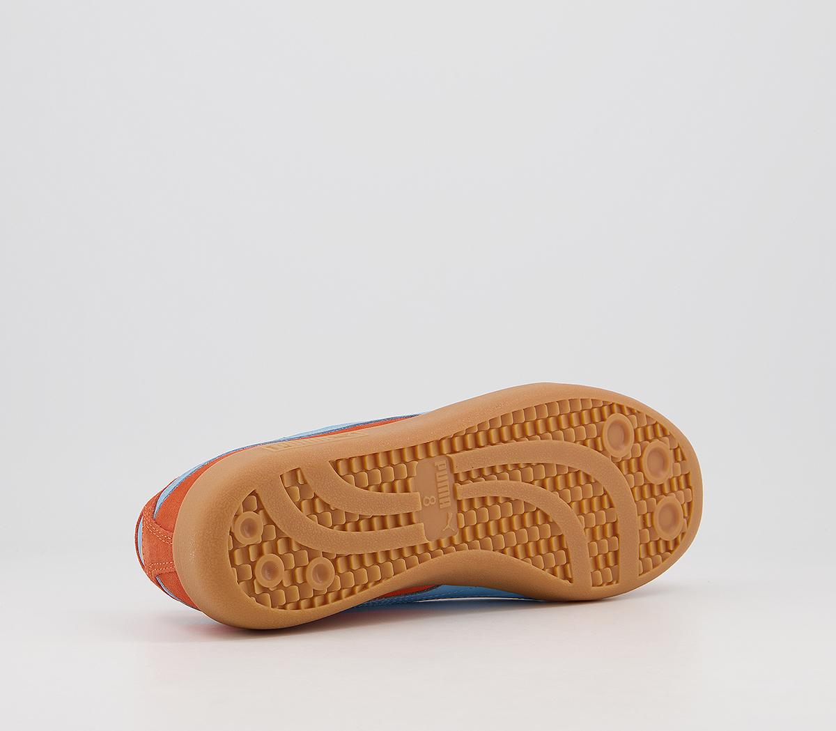 Puma Bluebird Trainers Puma Bluebird Trainers Amsterdam Vibrant Orange Ethereal Blue