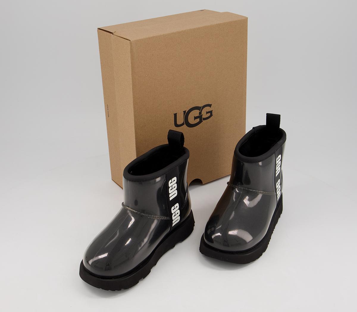 UGG Classic Clear Mini II Youth Boots UGG Classic Clear Mini II Youth Boots Black