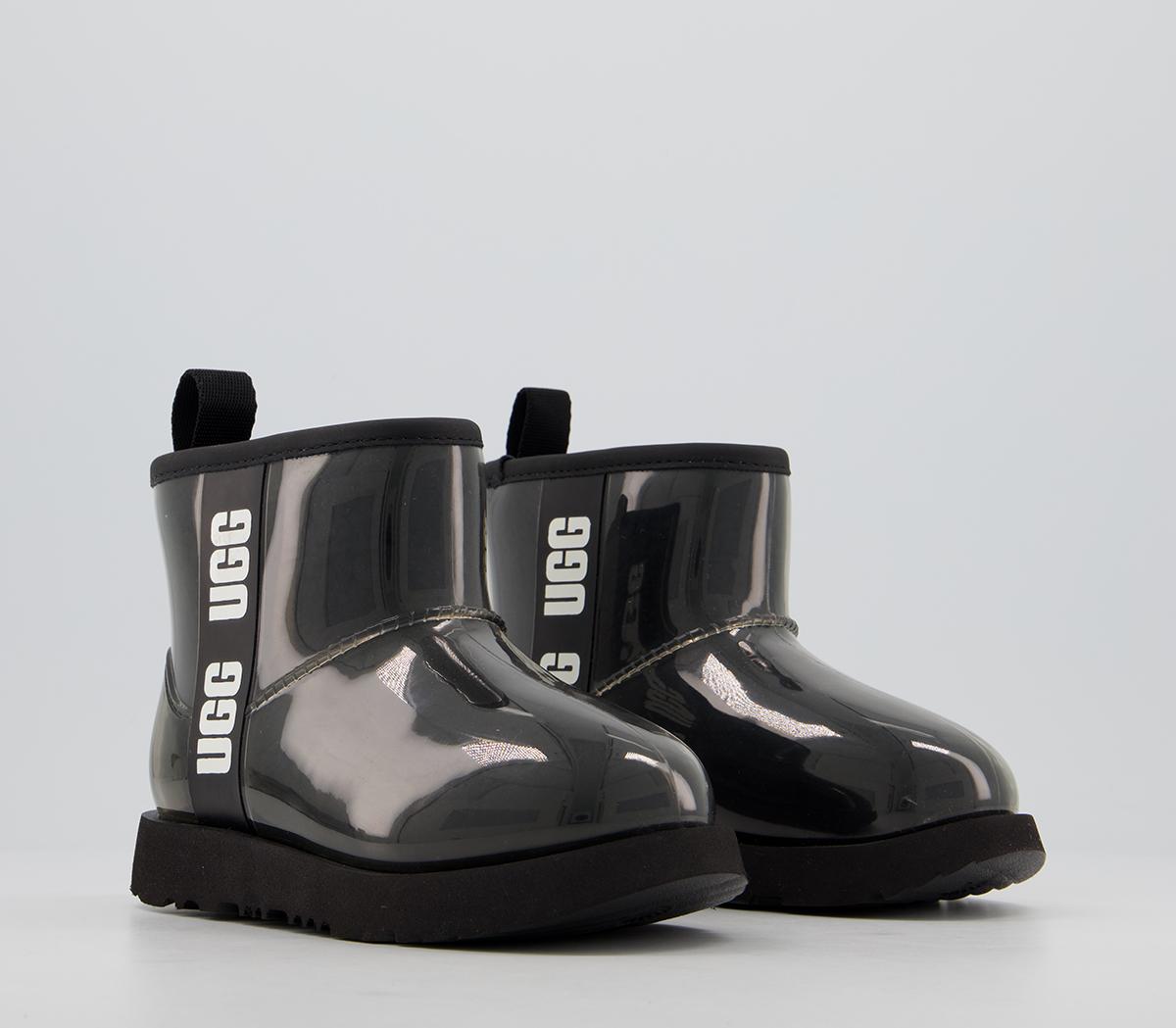 UGG Classic Clear Mini II Youth Boots UGG Classic Clear Mini II Youth Boots Black