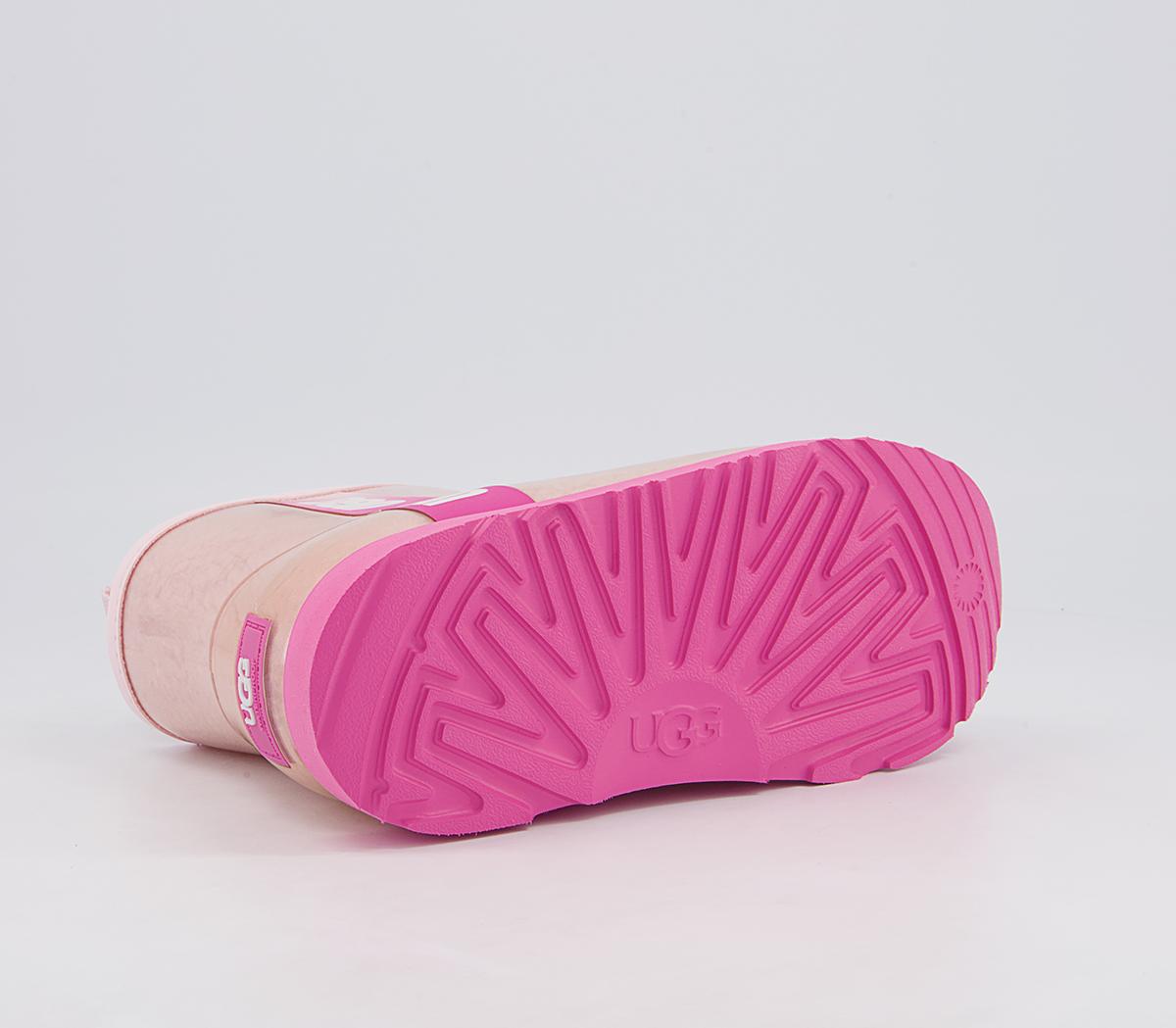 UGG Classic Clear Mini II Youth Boots UGG Classic Clear Mini II Youth Boots Pink Combo