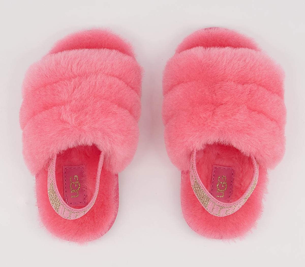 UGG Fluff Yeah Infant Slides UGG Fluff Yeah Infant Slides Pink Rose