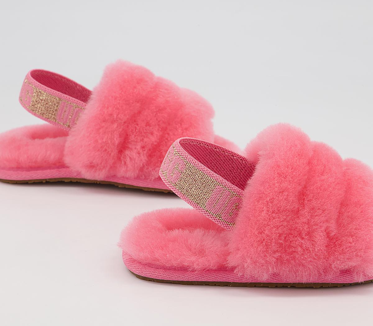 UGG Fluff Yeah Infant Slides UGG Fluff Yeah Infant Slides Pink Rose