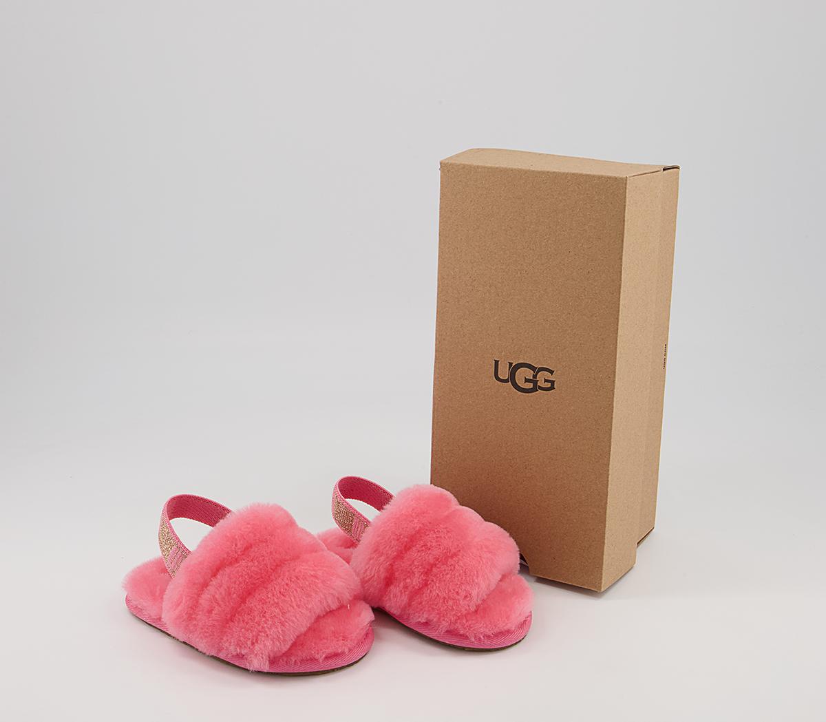 UGG Fluff Yeah Infant Slides UGG Fluff Yeah Infant Slides Pink Rose