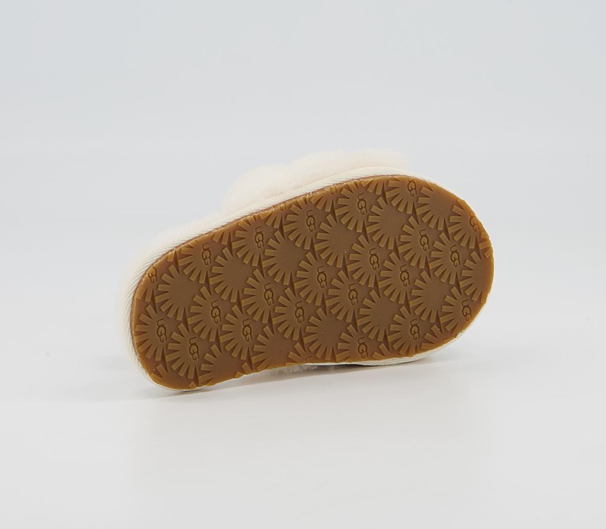 UGG Fluff Yeah Slide Infant Slippers UGG Fluff Yeah Slide Infant Slippers Natural