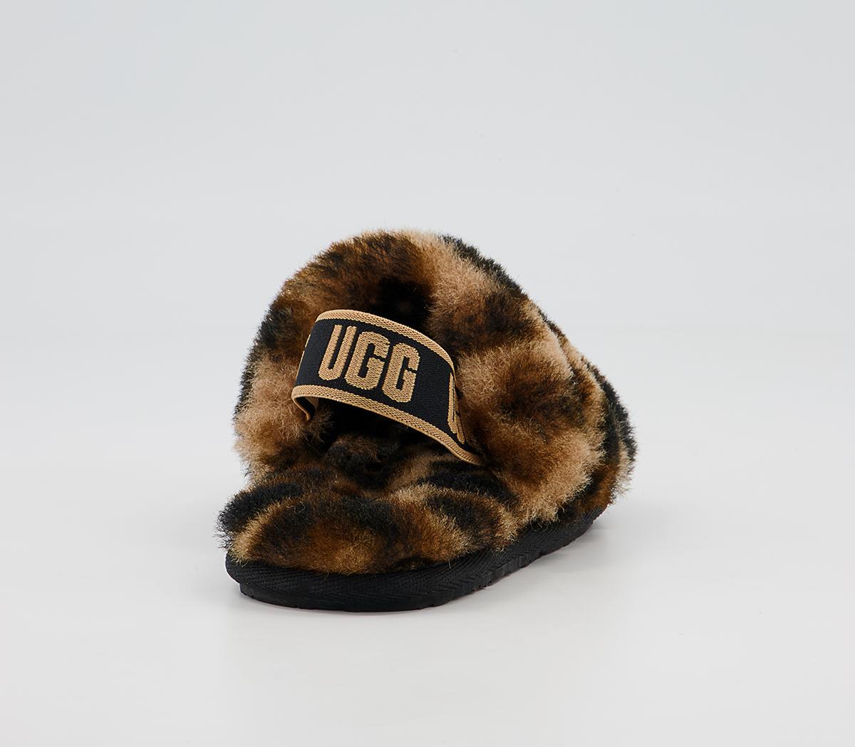 UGG Fluff Yeah Slide Infant Slippers UGG Fluff Yeah Slide Infant Slippers Butterscotch Panther