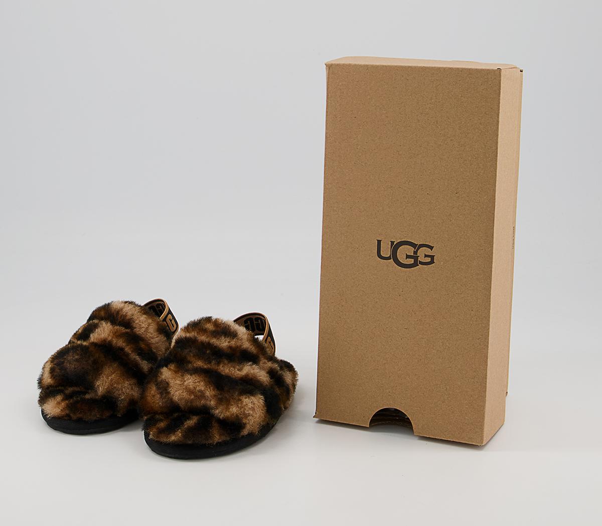 UGG Fluff Yeah Slide Infant Slippers UGG Fluff Yeah Slide Infant Slippers Butterscotch Panther