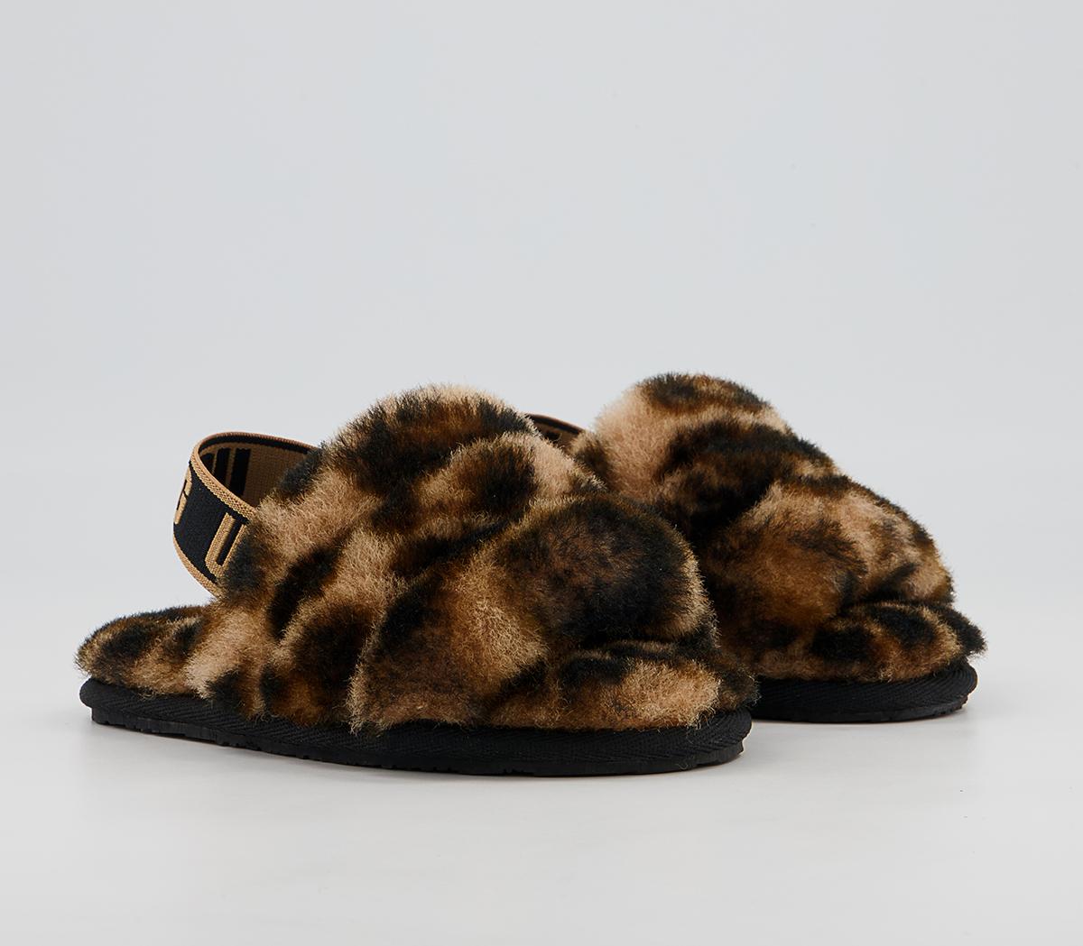 UGG Fluff Yeah Slide Infant Slippers UGG Fluff Yeah Slide Infant Slippers Butterscotch Panther
