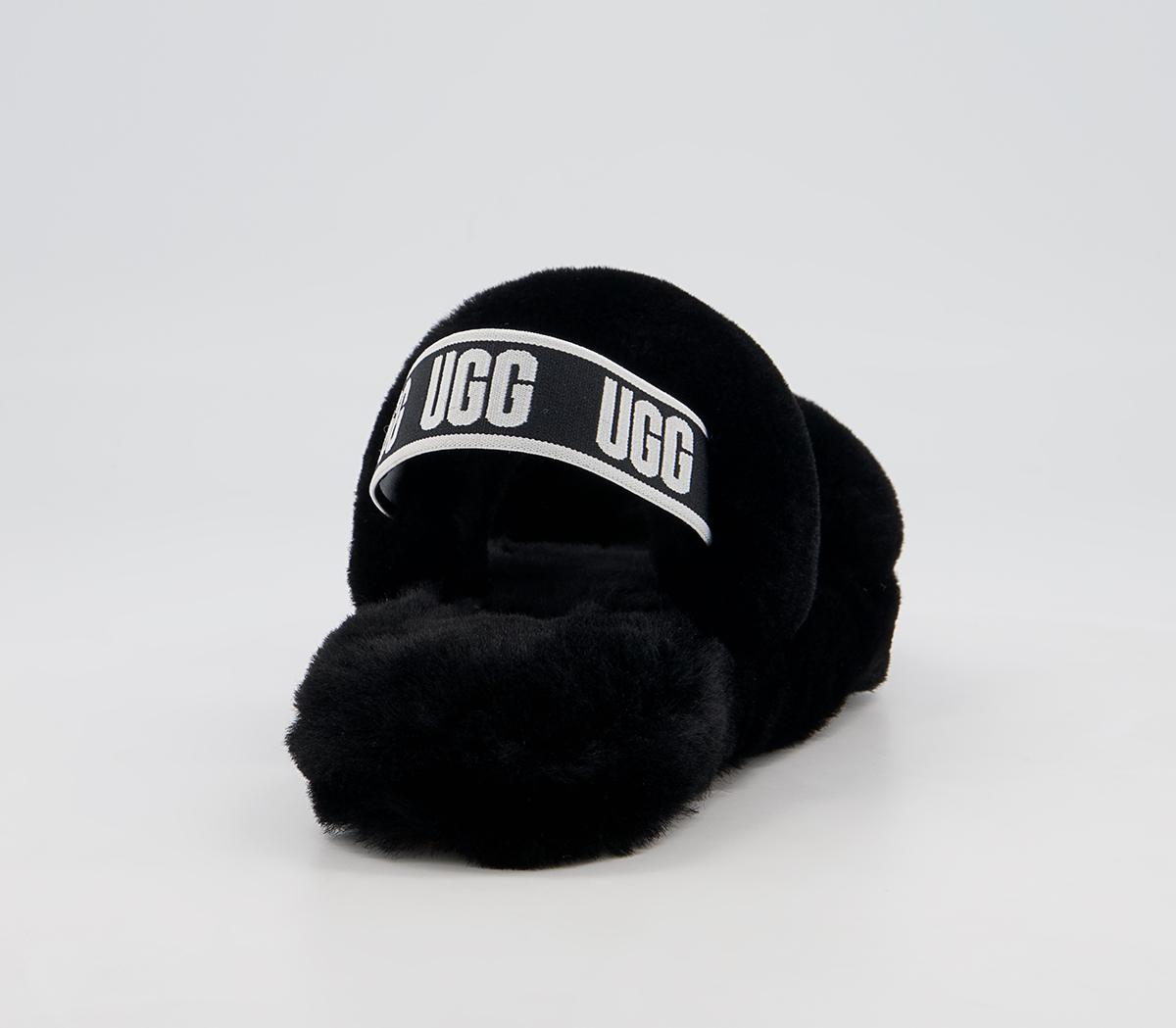 UGG Oh Yeah Youth Slippers UGG Oh Yeah Youth Slippers Black