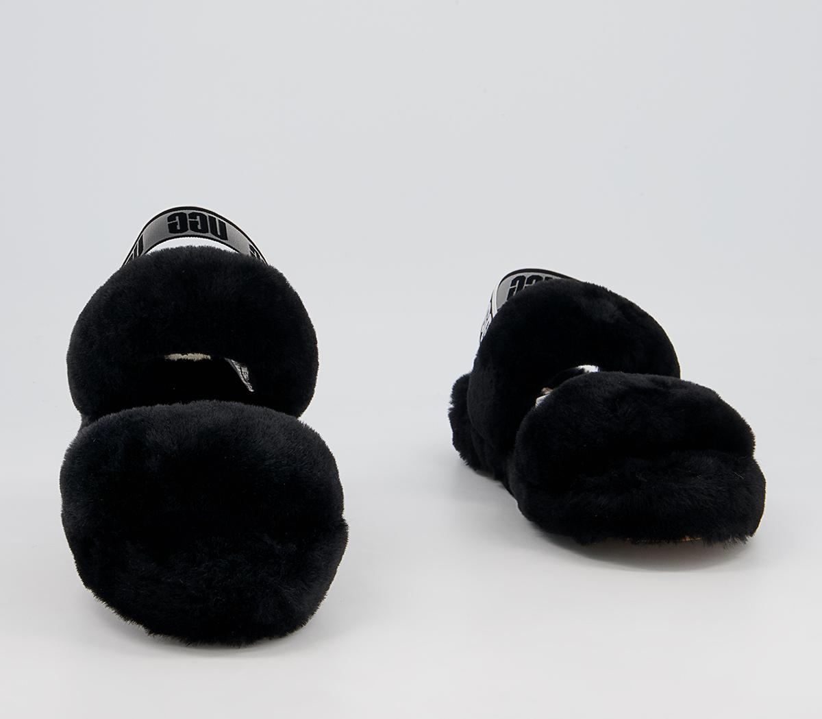 UGG Oh Yeah Youth Slippers UGG Oh Yeah Youth Slippers Black